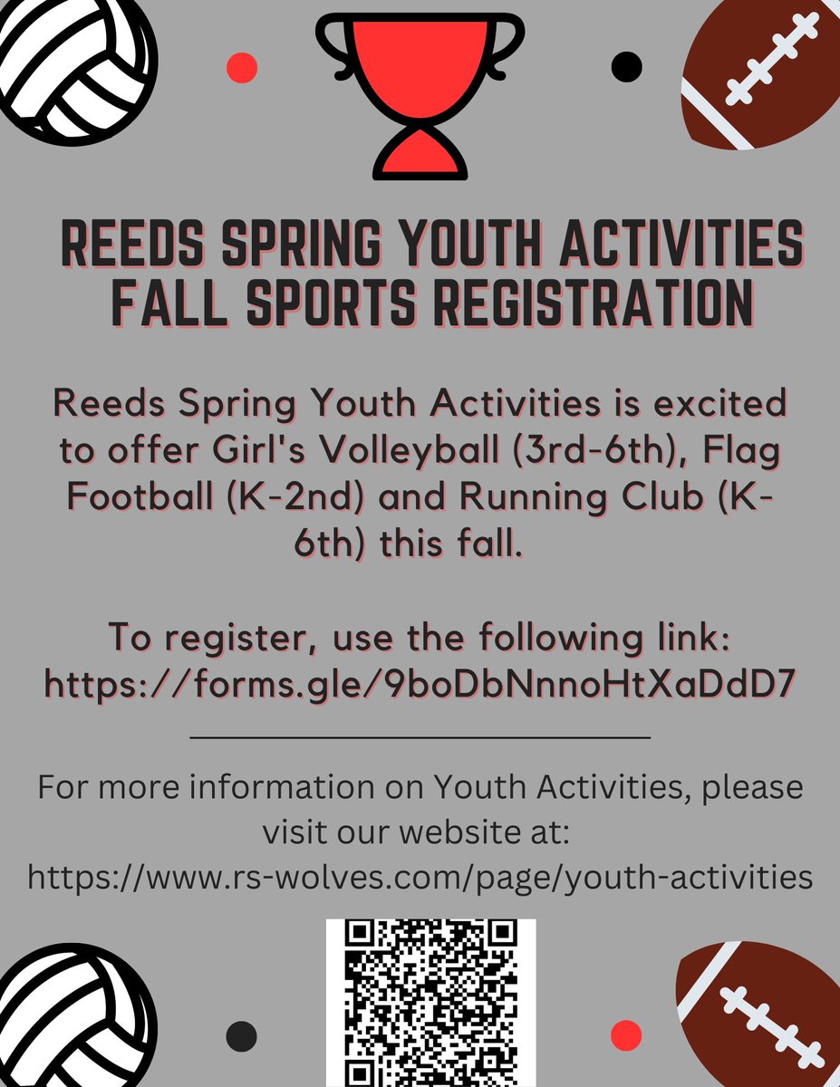 rsyouthactivity's tweet photo. Check out what we have going on this fall! Lots of great opportunities to get involved!
#RaisingWolves https://t.co/Sgfck1XXTP