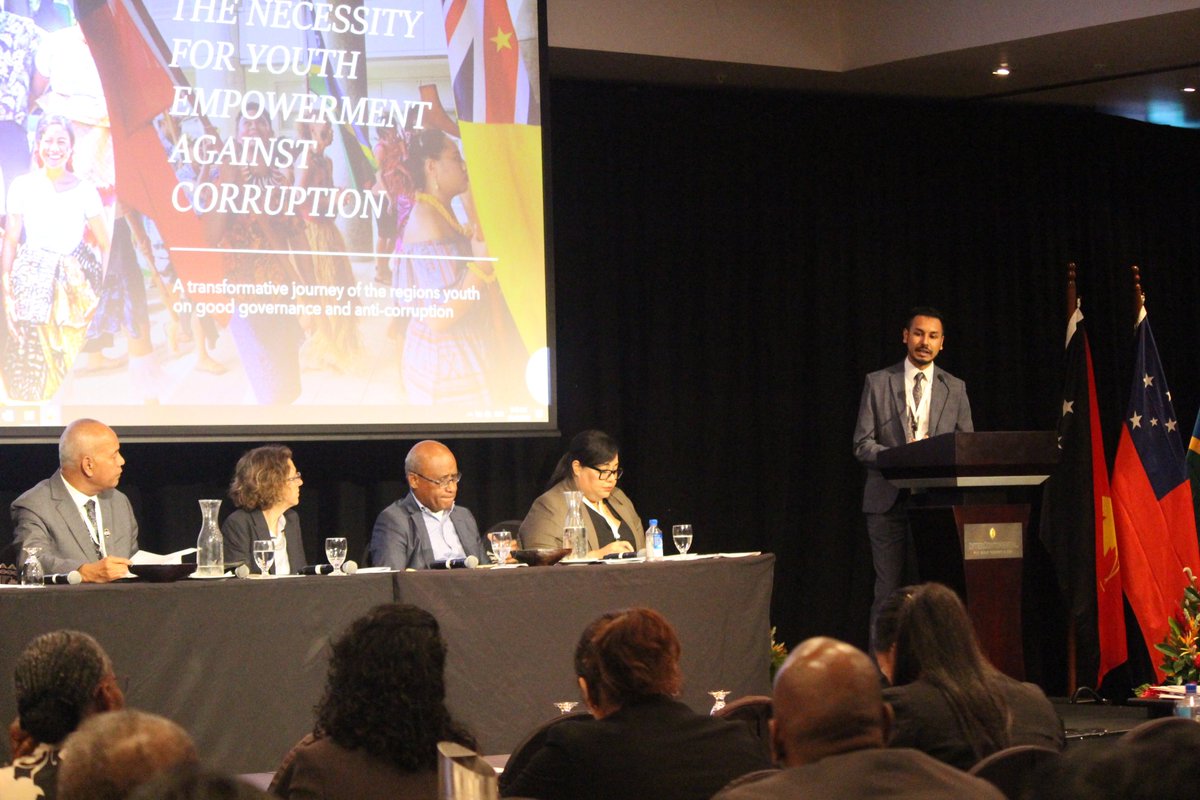 UNDP_Pacific's tweet photo. 🔉🔊Civil society, media, youth, private sectors &amp; individuals are integral part of a whole-of-society approach to fighting corruption. Sharing inspiring experiences in different journeys concluded the a.m. sessions of the #Pacific Conference. 
#SDGs #UNCAC20 #PacificAct https://t.co/6209ZwRIId