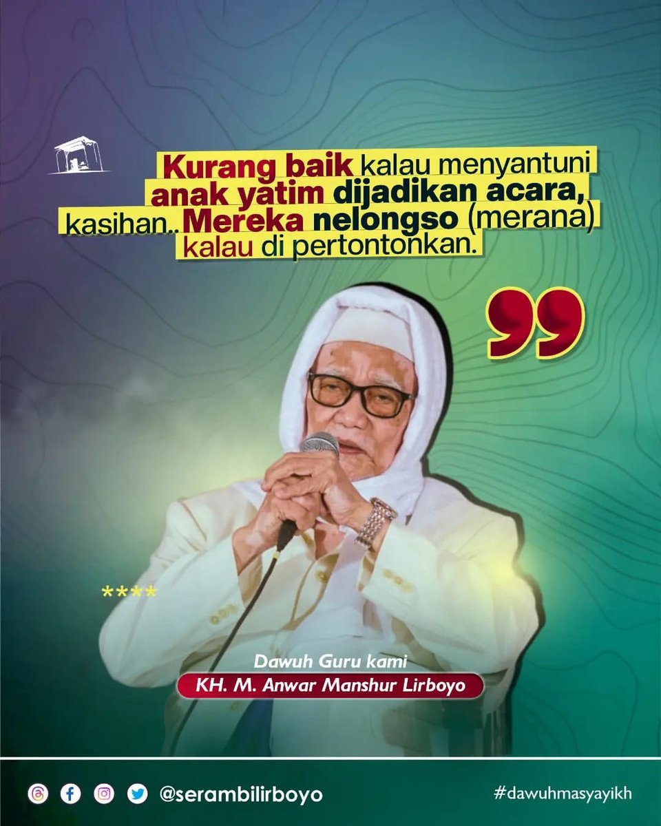 Santuni mereka dengan cara santun…