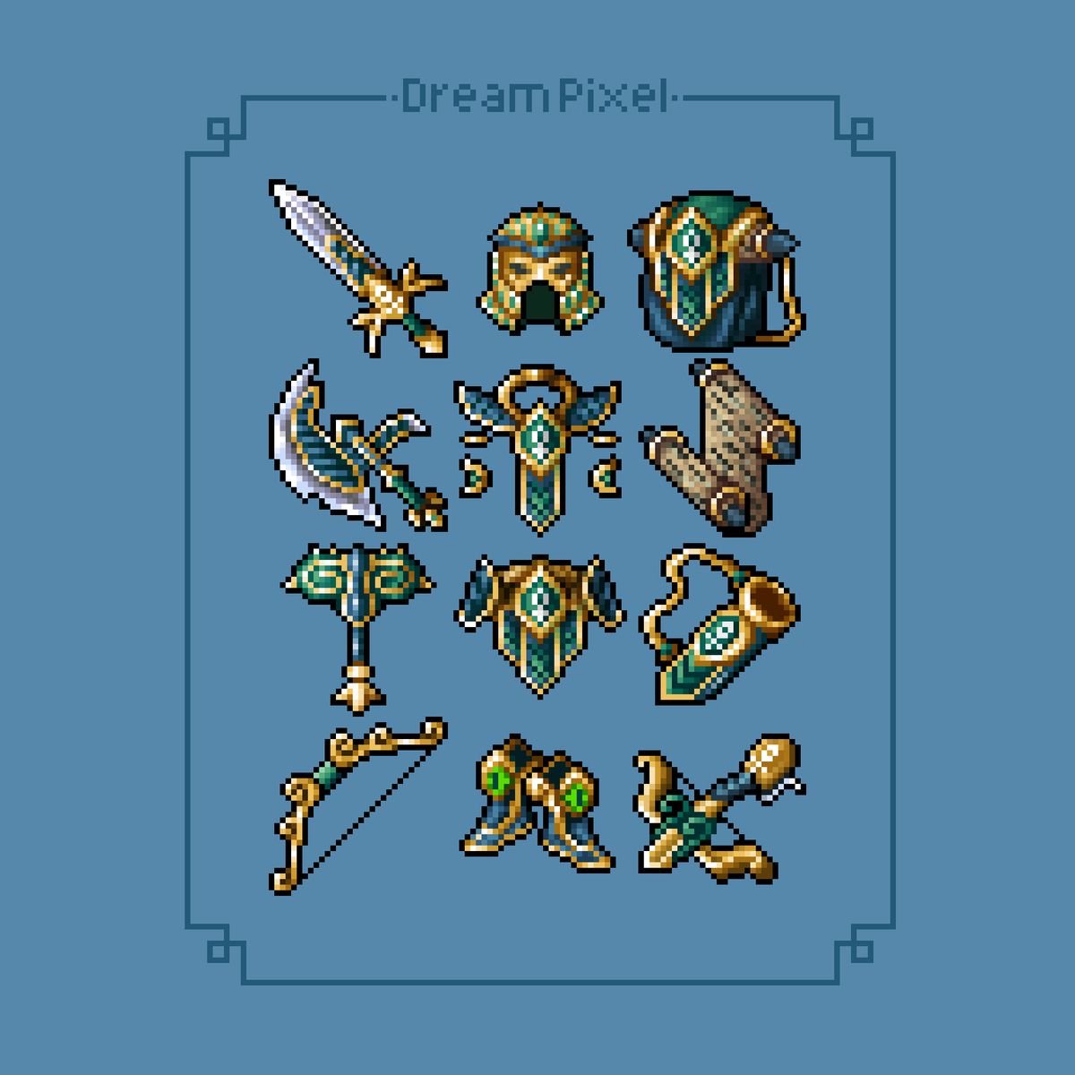 joaorogl's tweet image. Itens in pixel art for server of tibia 32x32
#aseprite #tibia #tibiabr #sprite #pixelart #pixelartbrasil #ilustration #itensrpg #rpg #mmorpg