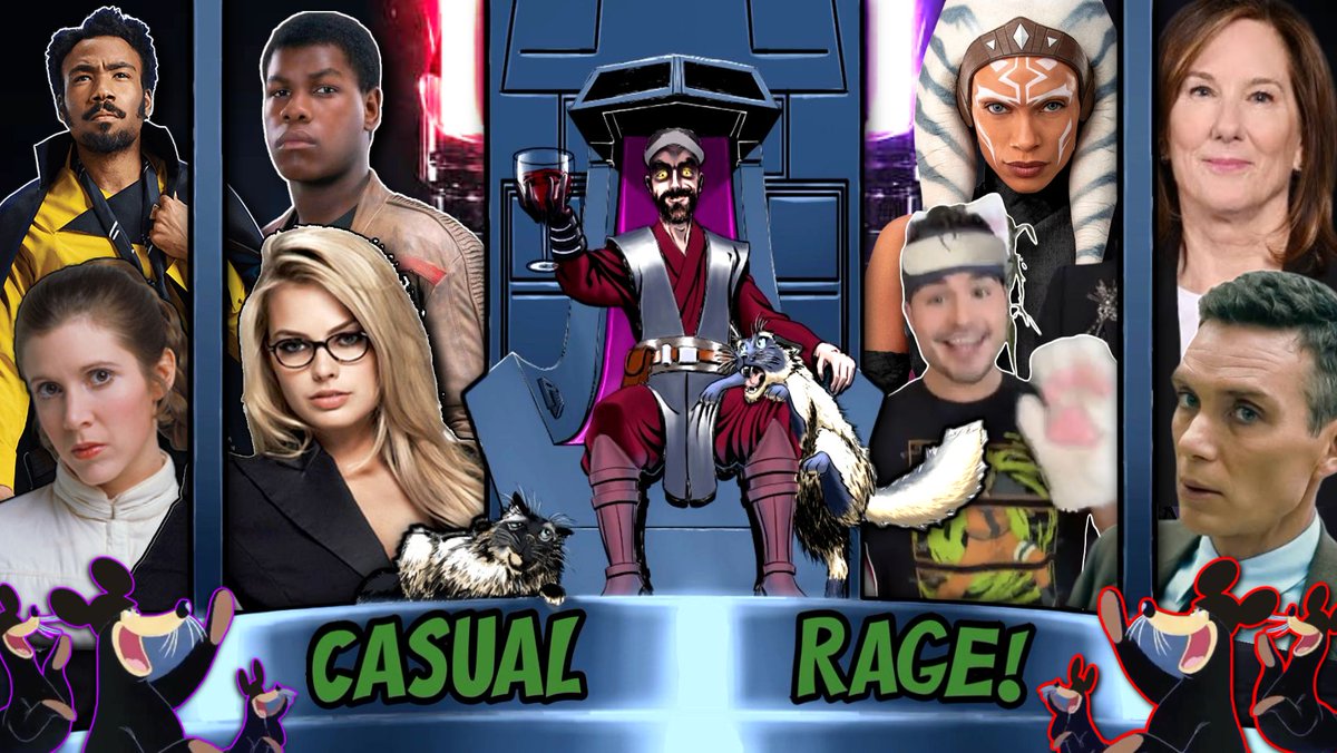 RynoRaging's tweet photo. Casual Rage #135 - Star Wars News - The Marvels - NPC Streaming - Oppenheimer - John Boyega 

And so much more!
#StarWars #TheMarvels #Barbie #NPCStreaming #Oppenheimer #JohnBoyega #KathleenKennedy #Ahsoka #LandoCalrissian #TheLastJedi #SealOfTheWeek

https://t.co/uK2sBiYN4L https://t.co/ehvck5g2wn