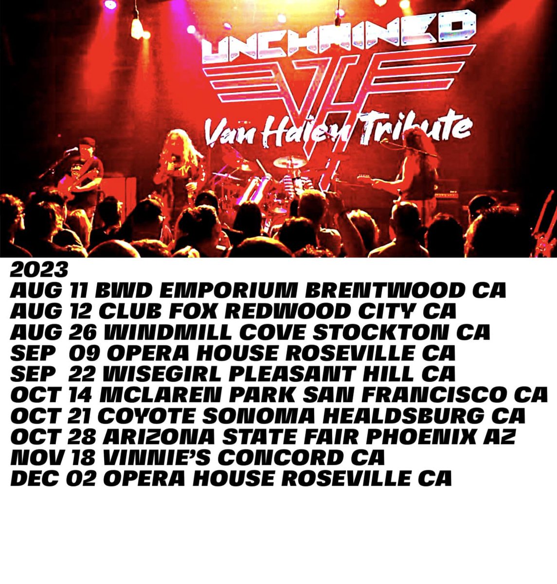 TLBAND's tweet photo. **2023
Aug 11 Brentwood Emporium Brentwood CA
TIX: https://t.co/PPBMTZjCt1
Aug 12 Club Fox Redwood City CA
TIX: https://t.co/I04RfRR6aj https://t.co/Yw0OYMPIvF