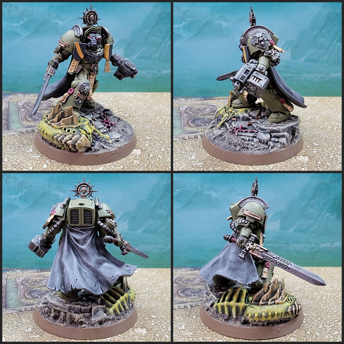 Syward1691's tweet photo. Raptors Legion Terminators from the Leviathan box. These models are so cool. 

#wh40k #wh40k #Raptors #miniaturepainting #tabletopminiatures #SpaceMarines #warhammercommunity #gamesworkshop #Warmongers https://t.co/rVMqFkJkXl