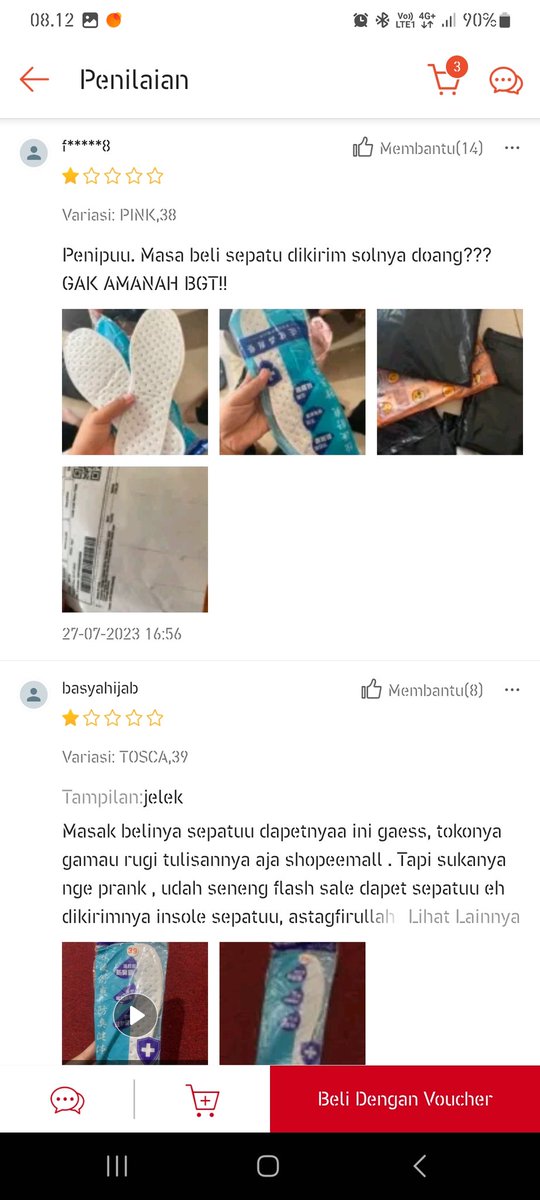 Tony_error's tweet photo. @discountfess Emang modusnya ini toko ngikut flashsale serba seribu, terus barangnya dikirim kaos kaki atau sol aja. 
Ini ada WA nya, kalo2 mau silaturahmi.. https://t.co/IJqobdeum9