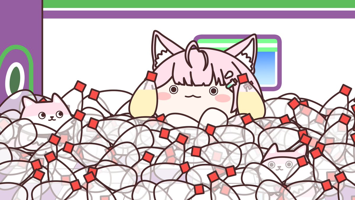 「こよりっち30分お世話できなかっただけなのに#こよりすけっち 」|クソリプピッチングマシンのイラスト