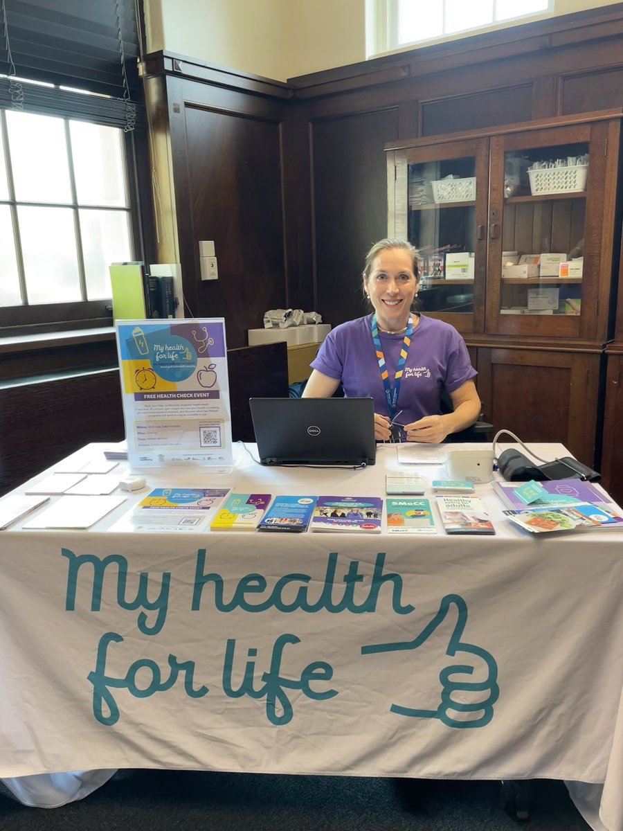 SMHarte1's tweet photo. Getting to the heart of the matter - health checks for My Health for Life #MH4L #StrokeFdn #GrassRootsNutrition #DiabetesQLD @UQMed https://t.co/eQSQ4QerYa