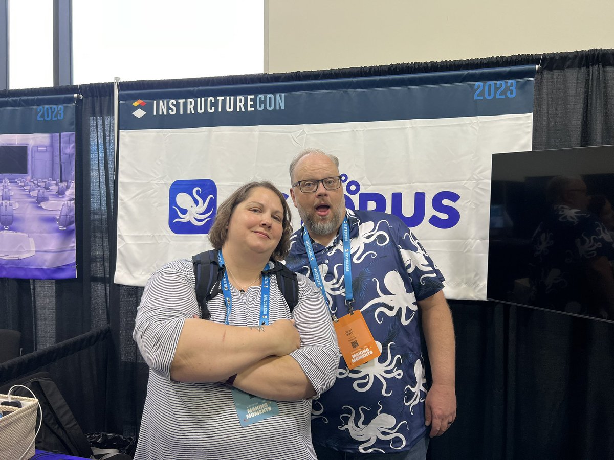 @Octopusbi has the best booth!! #instructurecon23 #MakingMoments