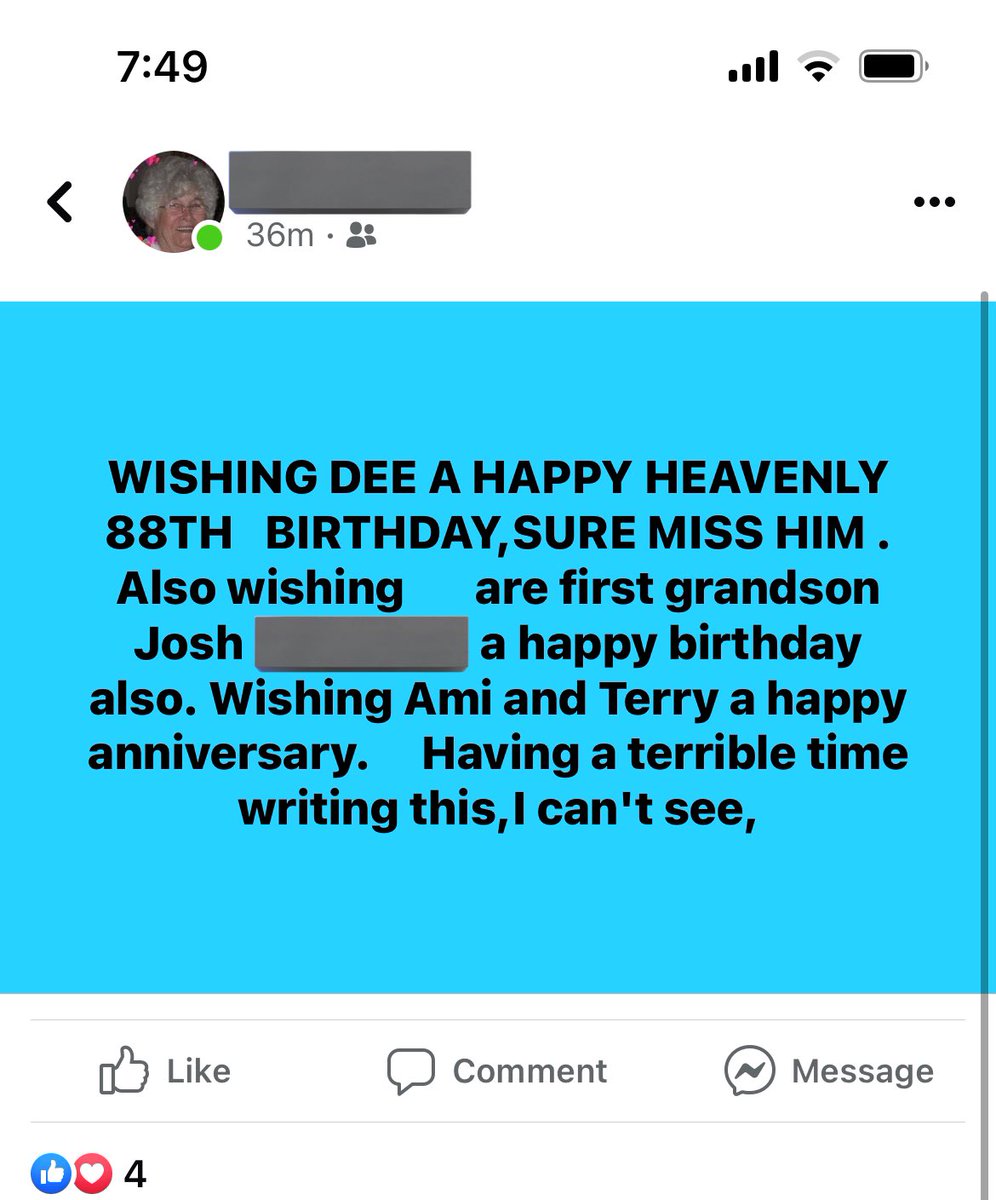 mikaebae's tweet photo. Grandma fitting the old people on facebook stereotype to a T https://t.co/0Gd0uSxJUm