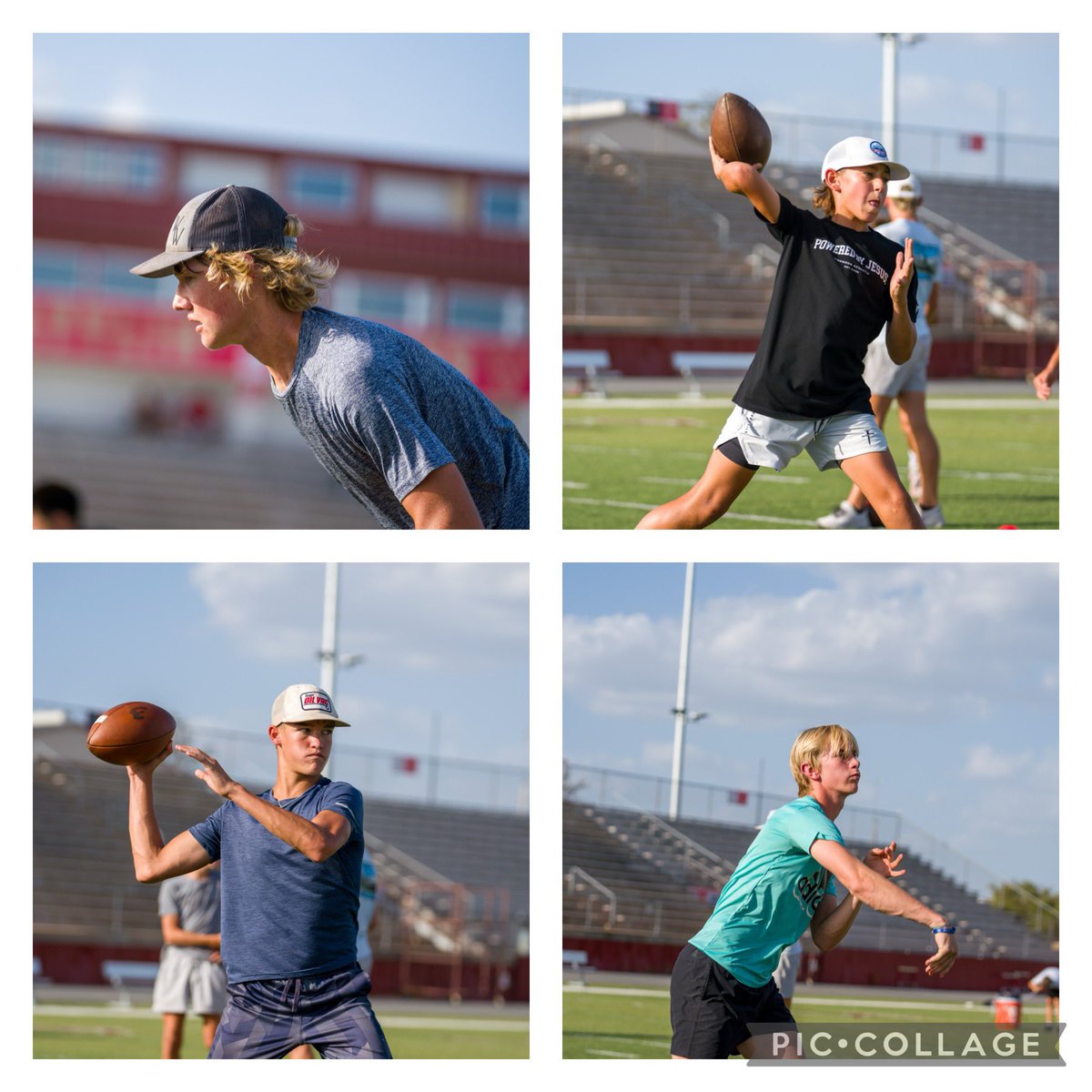 BillieFootball's tweet image. Day 2 of 7th, 8th and 9th grade camp. Lots of intensity and improvement today. These guys are putting in some work. Last day tomorrow let’s come out and get after it. #WorkToWin @billiesports