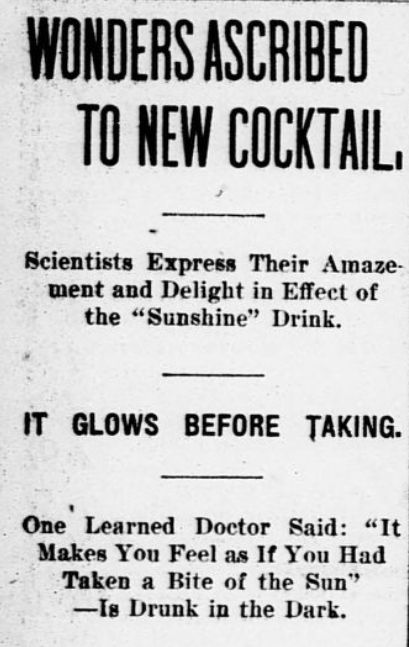 1_analog_9's tweet photo. "SUNSHINE" DRINK. 1903. 🍊🧃 https://t.co/iumun6FpAB