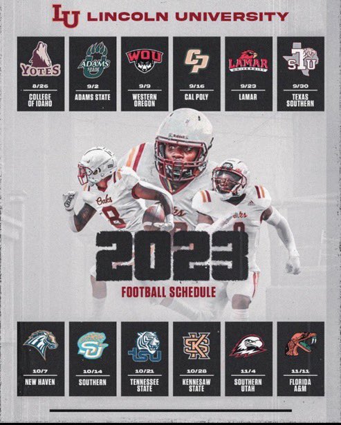 RjPhillips6's tweet photo. After a great conversation with coach @sando5656 I’m blessed to receive an offer from Lincoln university ‼️@CoachK_72 @CoachRandolph4 https://t.co/hthqGLiPE4