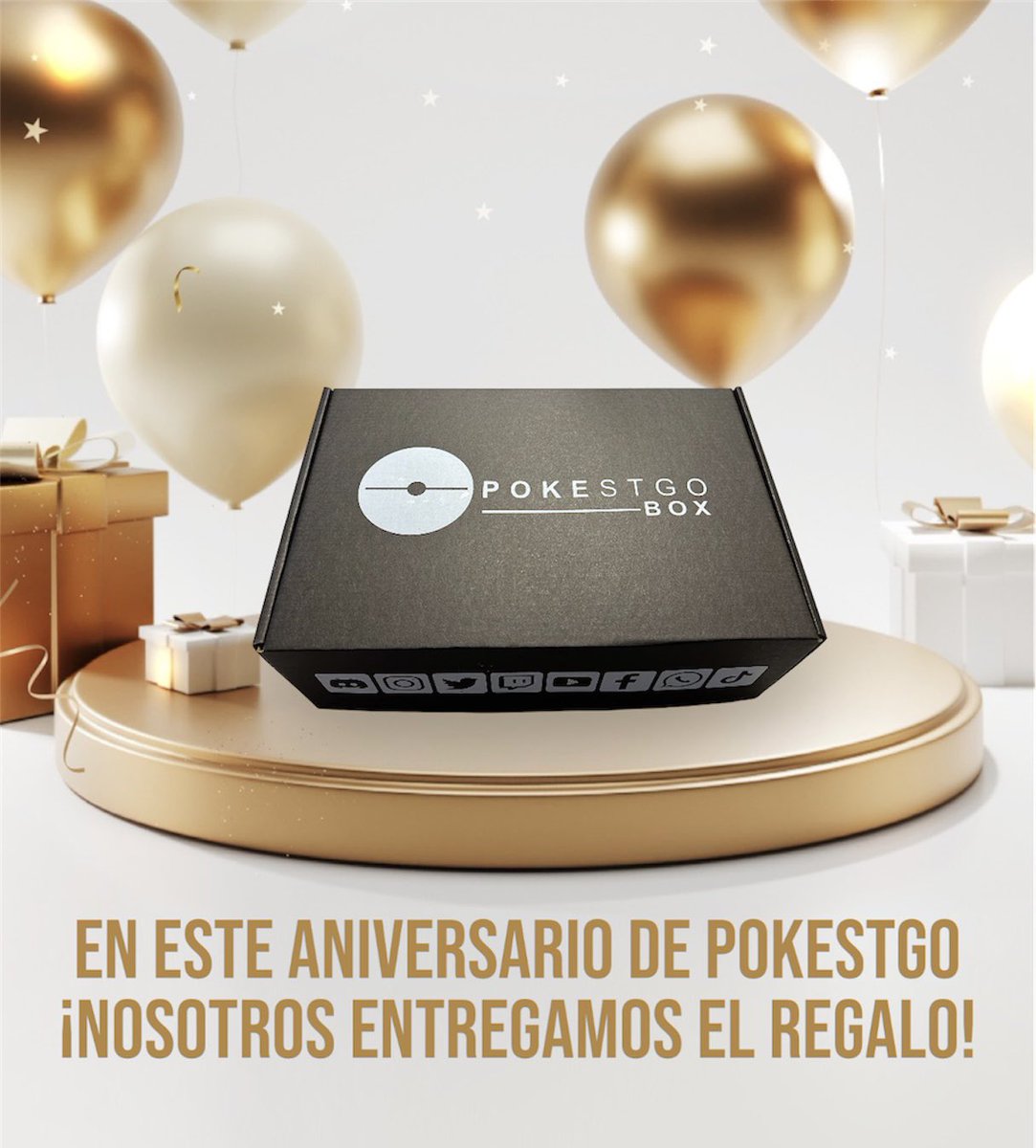 pokestgo's tweet photo. ¡Es un agrado presentarles a Pokestgo BOX! 

Obtén una de ellas en su versión “Lucky Edition” durante la fotografía grupal de este Pokémon GO Community Day en Parque Forestal ¡Haz check-in con nosotros en tu Pasaporte Pokestgo y participa de este espectacular sorteo!  #Pokestgo https://t.co/Ggq09xf4ef