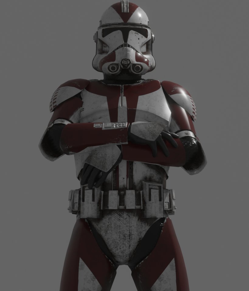 VRCCommissions's tweet photo. Custom Clone Trooper by our dev Buddysaurus!

#VRChat #StarWars #3D https://t.co/X8111fJ6PV