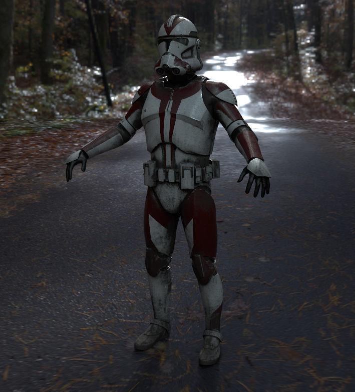 VRCCommissions's tweet photo. Custom Clone Trooper by our dev Buddysaurus!

#VRChat #StarWars #3D https://t.co/X8111fJ6PV