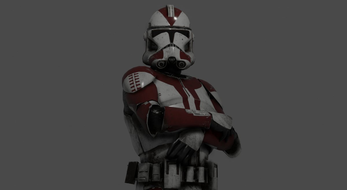 VRCCommissions's tweet photo. Custom Clone Trooper by our dev Buddysaurus!

#VRChat #StarWars #3D https://t.co/X8111fJ6PV