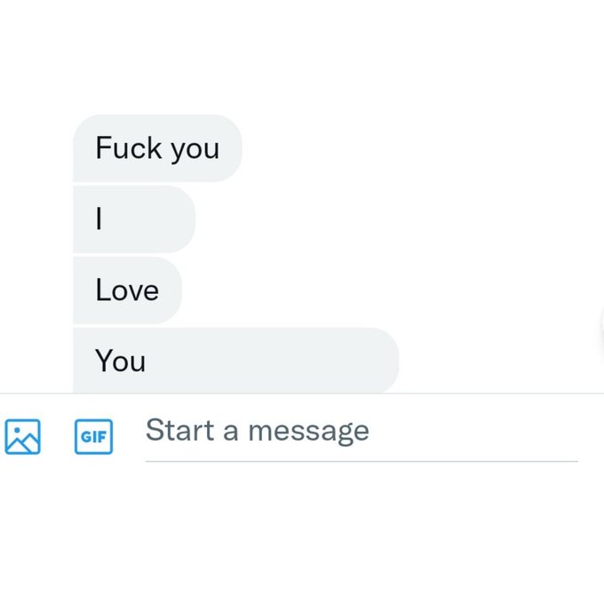 An old message from Max popped up today... Kind of sums up our on again, off again, three year relationship