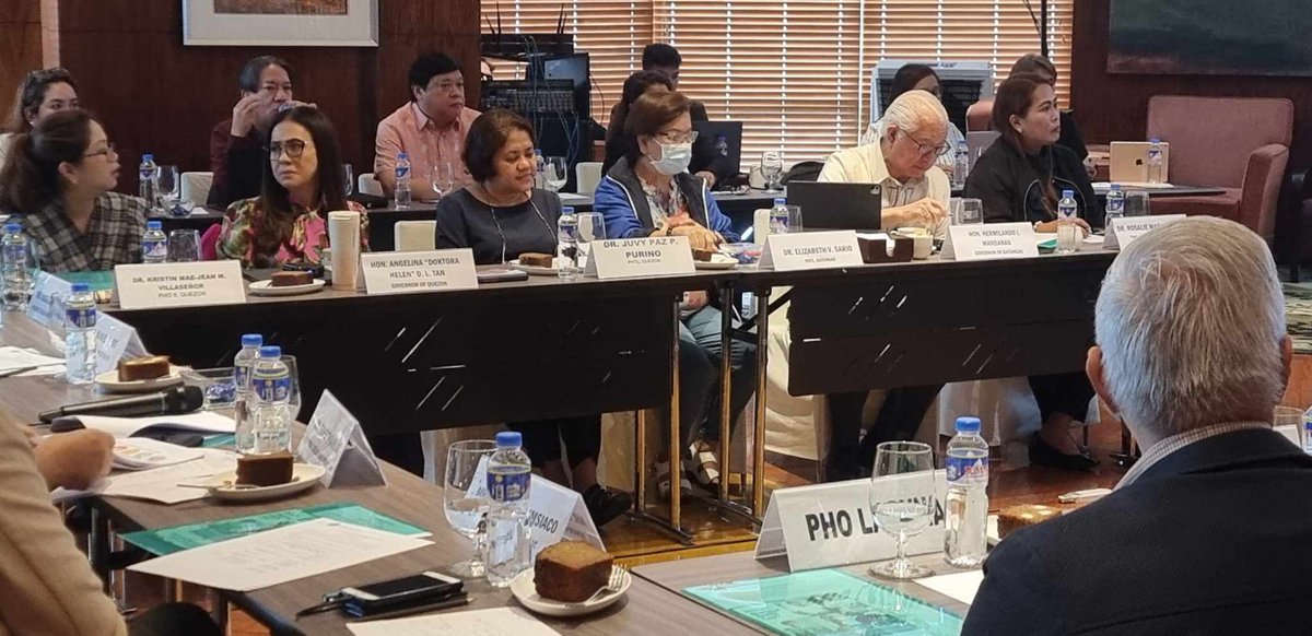 ZFF_foundation's tweet photo. ATM: Provincial Leadership Development Program Executive Session with Governors of Batangas, Quezon and Laguna. The half-day session starts with the Welcome Message from Dr. Fernando Garcia Jr., Dean of the UPM-CPH

#ZFF4UHC
#Partners4UHC
#BayangMalusog https://t.co/S6njaNTVys