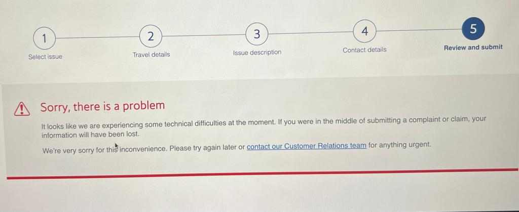 emloub87's tweet photo. @British_Airways How am I supposed to make a claim when this keeps happening? I've had this error twice and have wasted 2 hours of my time trying to submit it! Can someone please advise on how I can claim back the expenses I have due to BA not delivering my luggage for my whole 5 day trip? https://t.co/YL4XdqNehG
