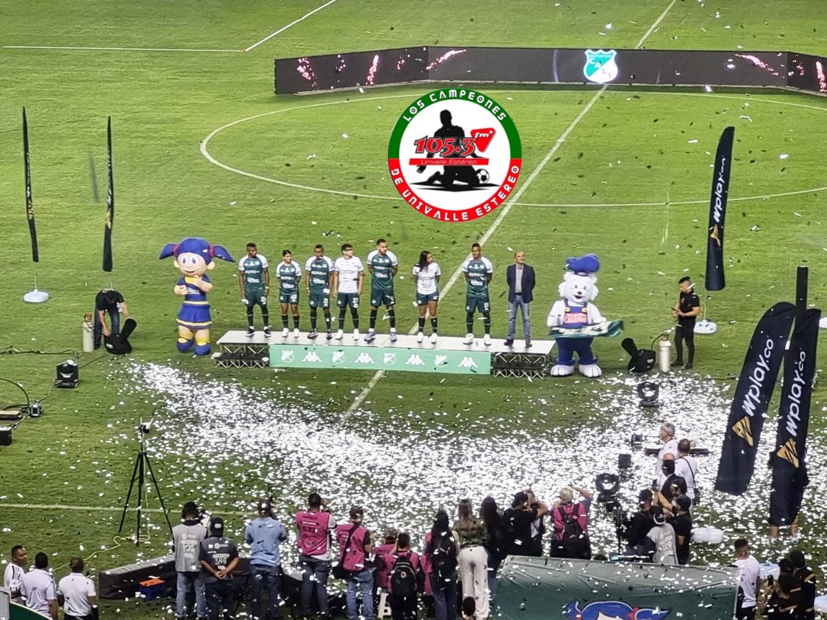 LosCampeonesFM's tweet photo. 🇳🇬⚽Presentación Oficial de los refuerzos y nueva indumentaria del @AsoDeporCali para el 2023-ll
#DeportivoCali
#Kappa
#KappaCol https://t.co/r1vLRSHBaW