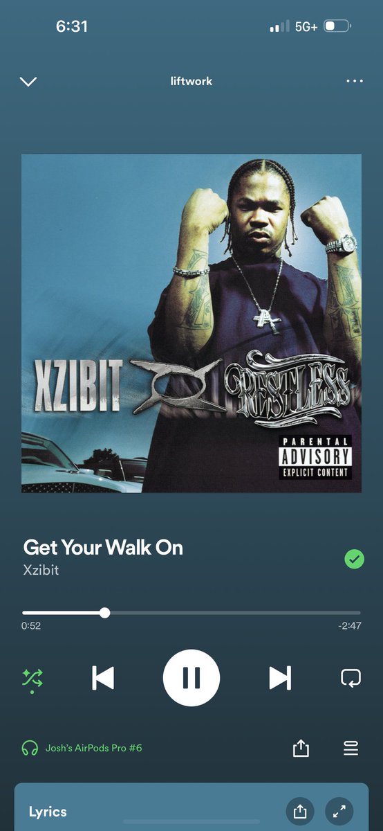 This song came on during my workout. Will never forget when <a href="/vsodera/">Vivek Sodera</a> started C-Walking when some west coast music came on 😄. <a href="/Marcus_Stroud/">Marcus Stroud</a>
