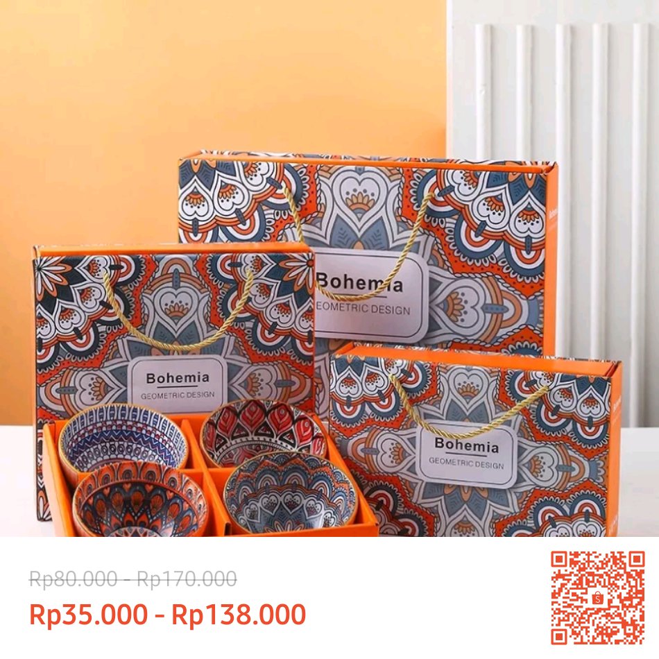 Faikhimah's tweet image. SOUVENIR MANGKOK SET ISI 2 MANGKOK KERAMIK Hanya Rp35.000 #kadounik #kadomurah #bohemian #bohe  shope.ee/9KEbIVCg7j?sha… #ShopeeID