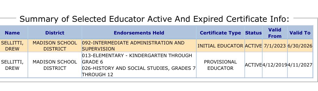 Certification for Administration is official!  Woo hoo! Now let’s get to work.