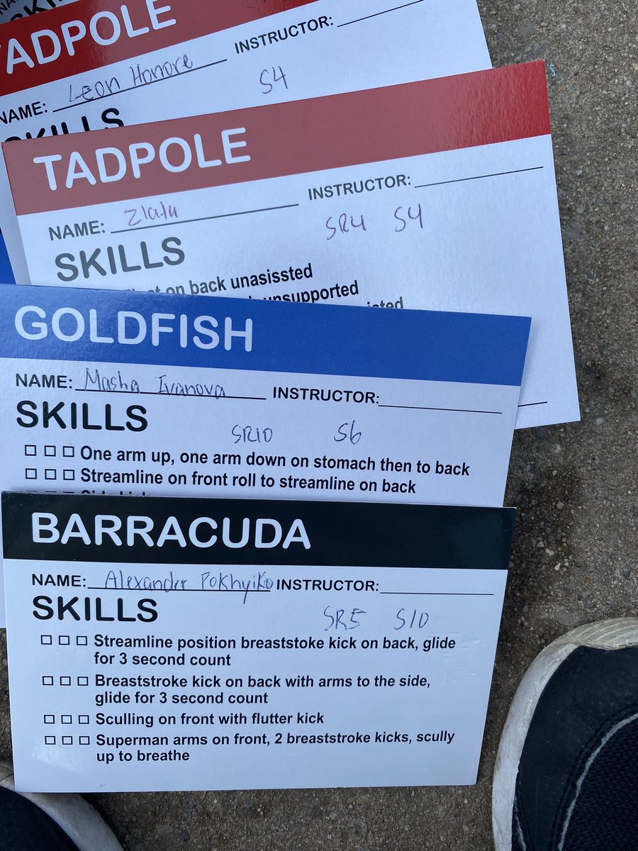 ashiusre's tweet photo. As a swim liaison, my days are filled with overseeing water activities. I give swim cards to each group, monitor their progress, and award new level cards when they improve their swimming skills. Witnessing the campers' progress and joy in the water is immensely rewarding. https://t.co/UrAd7v2QCk