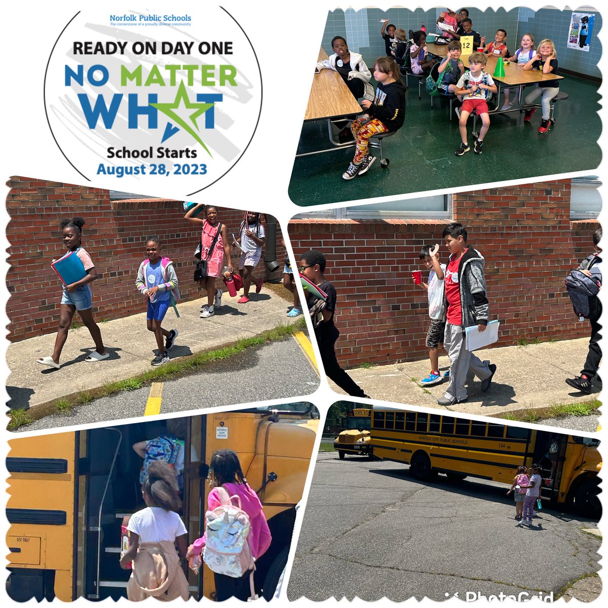 1audreywilliams's tweet photo. Last day of @NPSchools_VA Summer Camp with the greatest Center Leader, awesome Teachers and staff, and amazing students…and the all agreed that they will be Ready On Day One: No Matter What! School starts August 28, 2023.
#ROARingTogether🦁 #ReadyOnDayOne
#NoMatterWhat! https://t.co/p4MlrhgFqf