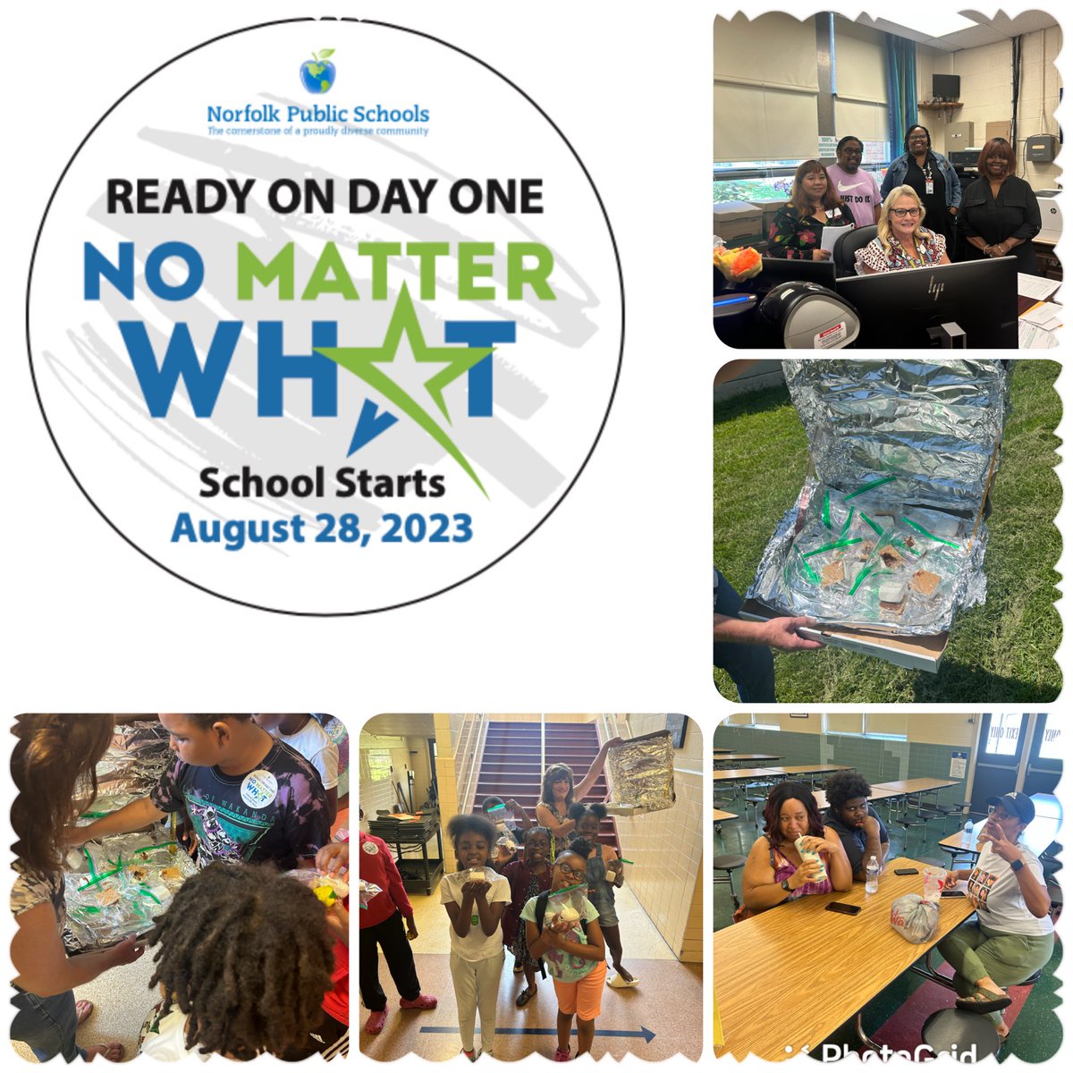 1audreywilliams's tweet photo. Last day of @NPSchools_VA Summer Camp with the greatest Center Leader, awesome Teachers and staff, and amazing students…and the all agreed that they will be Ready On Day One: No Matter What! School starts August 28, 2023.
#ROARingTogether🦁 #ReadyOnDayOne
#NoMatterWhat! https://t.co/p4MlrhgFqf