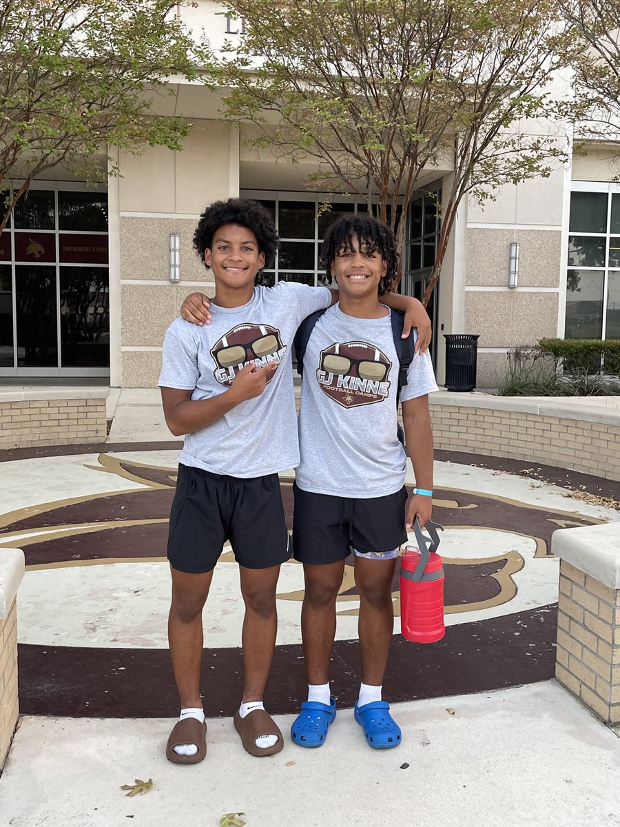 wesley_glass3's tweet photo. Had a great time competing @TXSTATEFOOTBALL camp and learning from @ericstephens24 and @GJKinne as well as the rest of the Texas State staff.
@LT_FBRecruiting @TommyMangino @CoachHankCarter @TFlanders405 https://t.co/1BRQvT0YYK