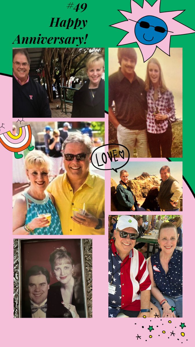 ❤️❤️🎉🎉49 years….hard to believe….Happy Anniversary!!🎉🎉❤️❤️