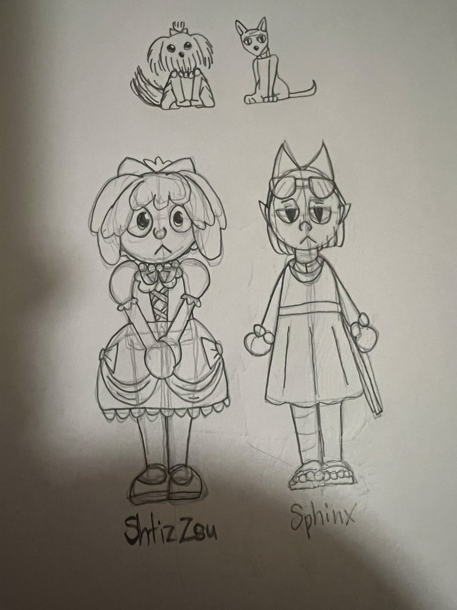 obscure_potato's tweet photo. Some character designs!
Cat+dog siblings and a witch of summer! https://t.co/2oxFL74PC6