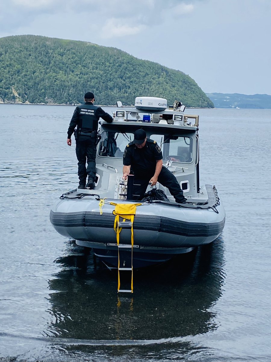 What a fantastic day for our <a href="/CorpsNL/">Conservation Corps Newfoundland and Labrador</a> Green Team!

A huge thank you going out to Glenn Young &amp; Daryl Walsh of Fisheries and Oceans Canada for giving the youth this amazing experience. A boat ride and beach clean-up, topped off with a BBQ certainly made their day!