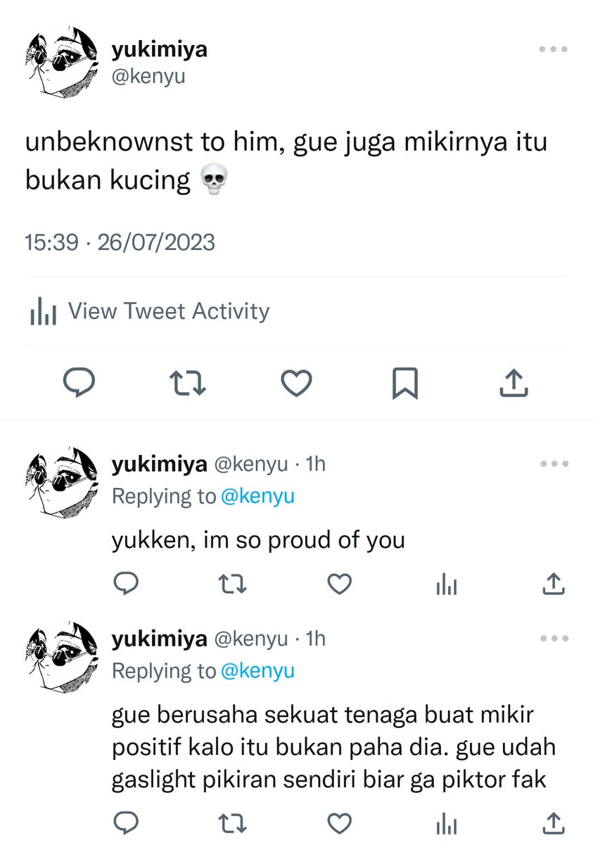carrouseline's tweet photo. 4. yukimiya: kamu lagi kesepian ya? https://t.co/JqqUQDXQ8y