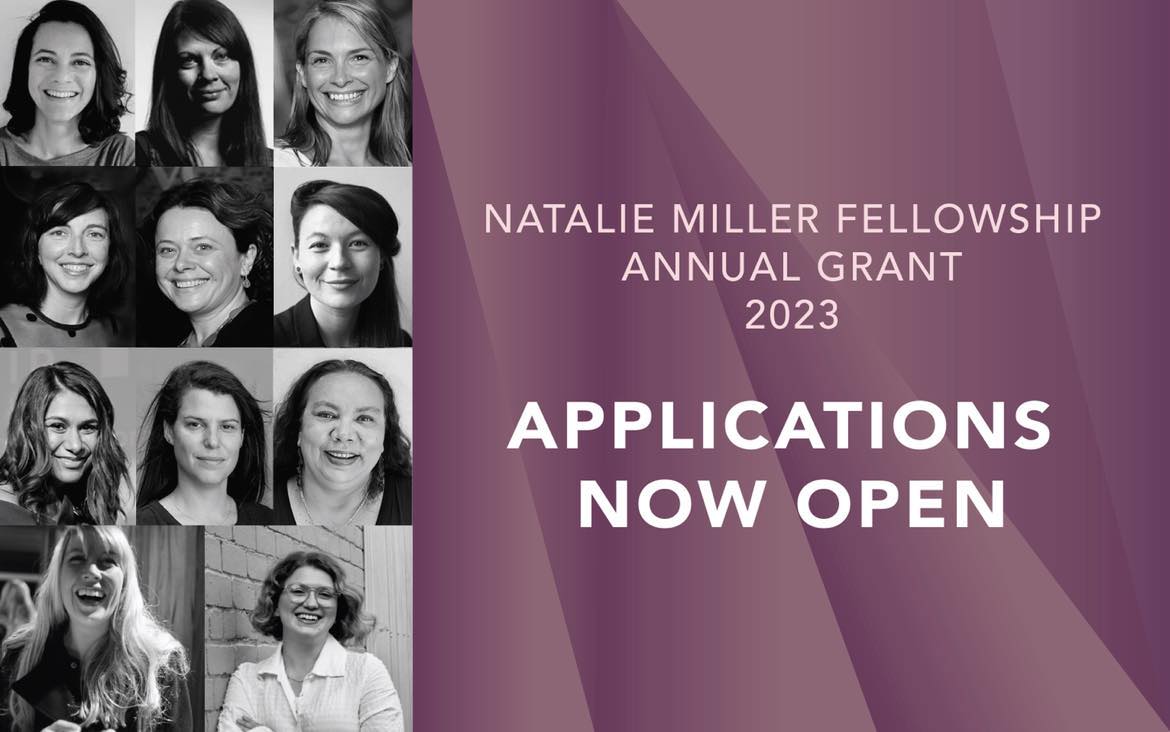 Applications for NMF's annual $20k grant are now open! Head to our website to apply! nataliemillerfellowship.com