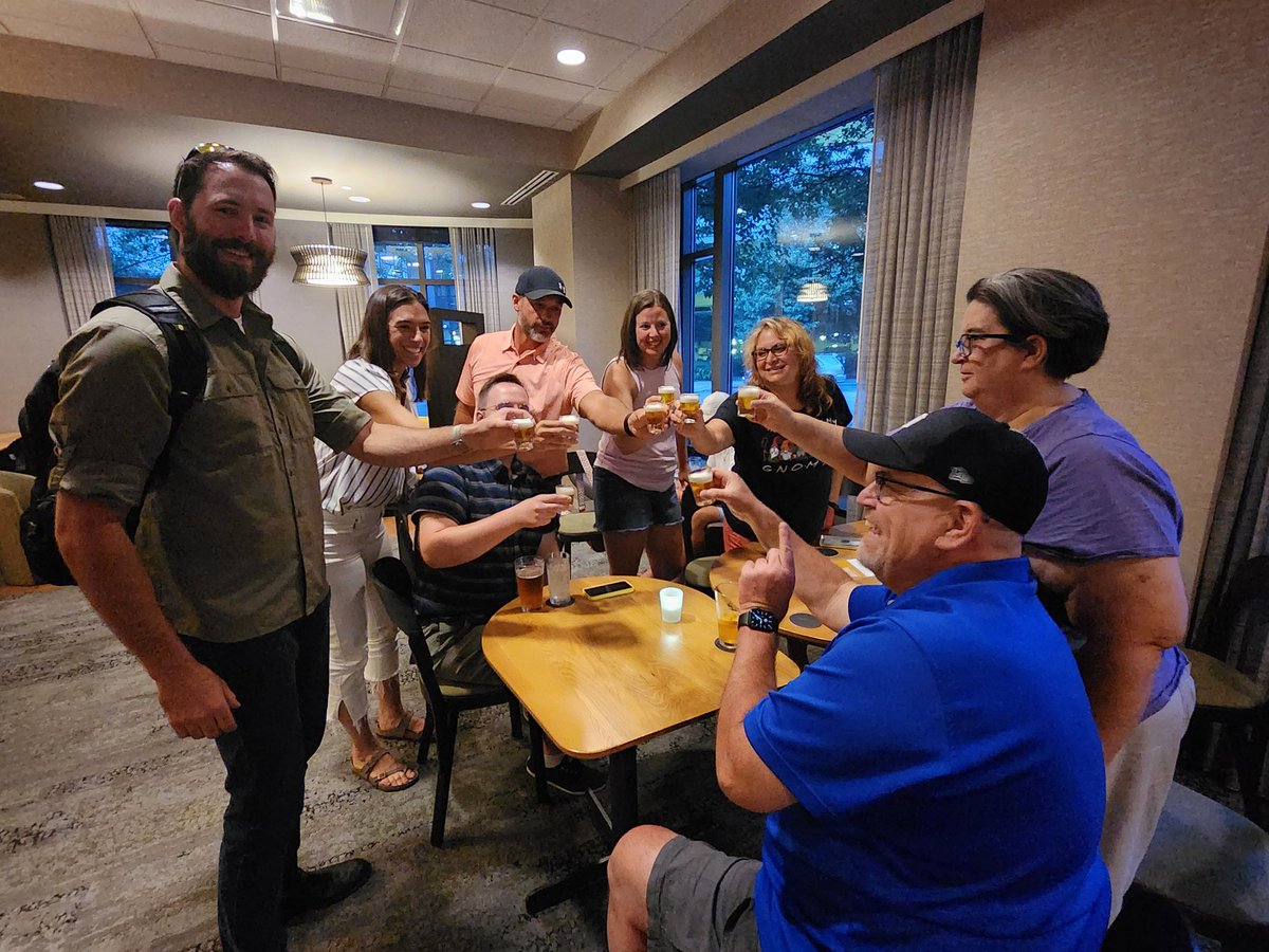 jkuhowski's tweet image. Celebrating our winnings with a round of little beers. #MiCoding #MiSTEM  #MiCSTA