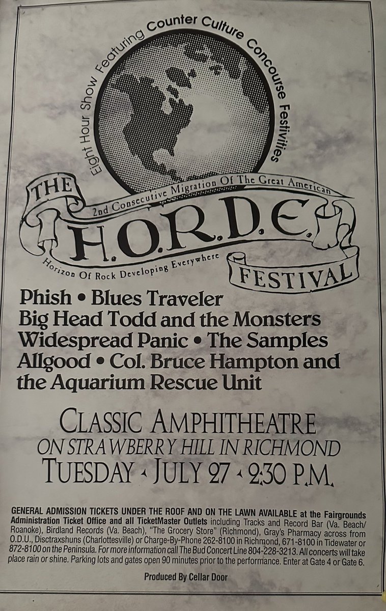 Crazy. Richmond, thirty years ago…