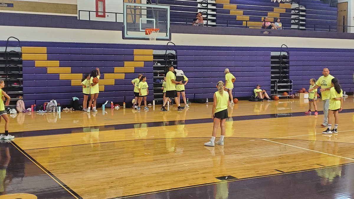 Thank you to all of the coaches and players that helped and attended camp this year. This was the most girls we have had in my 5 years coaching Vermilion Girls Basketball. #WeAreVGBN #Attitude #HardWorkIsOurSuperstition