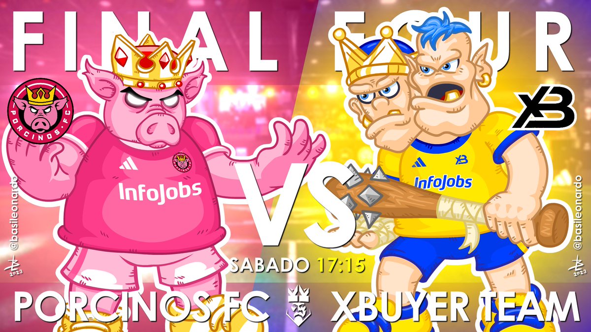 Dibuje todas las mascotas de la <a href="/KingsLeague/">Kings League Spain</a> e invente las que no existen!
<a href="/xBuyer_Team/">xBuyer Team</a> <a href="/1996Javi/">xBuyer</a> <a href="/BeguerPablo/">Pablo Beguer</a> <a href="/RogerCarboGomez/">RogerCarbó11</a> <a href="/xbuyerteam/">xBuyerTeam</a> #kingleague #xbuyer #QueensLeague <a href="/PorcinosFC/">Porcinos FC</a> <a href="/HugoFraile_10/">Hugo</a>  #PorcinosFC #deportesostenible #KingsLeagueJ11 #InfoJobs @senen98 #finalfour