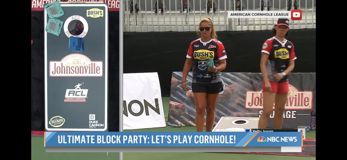 acl_allison's tweet photo. Check out today’s edition of the Today Show to learn more about Cornhole! 

Check out this video from TODAY on @nbc https://t.co/HZ6bWYofHC https://t.co/9QYpK3UqSP
