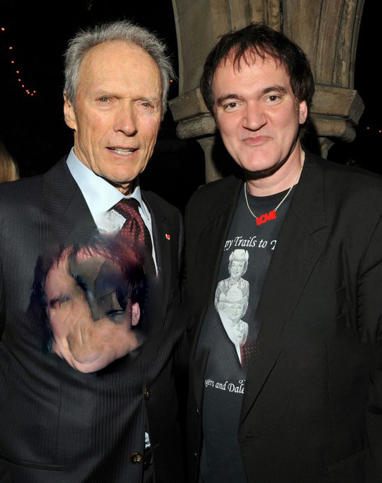 UnrealTheClint's tweet photo. With Quentin Tarantino https://t.co/XCGok7xIjj