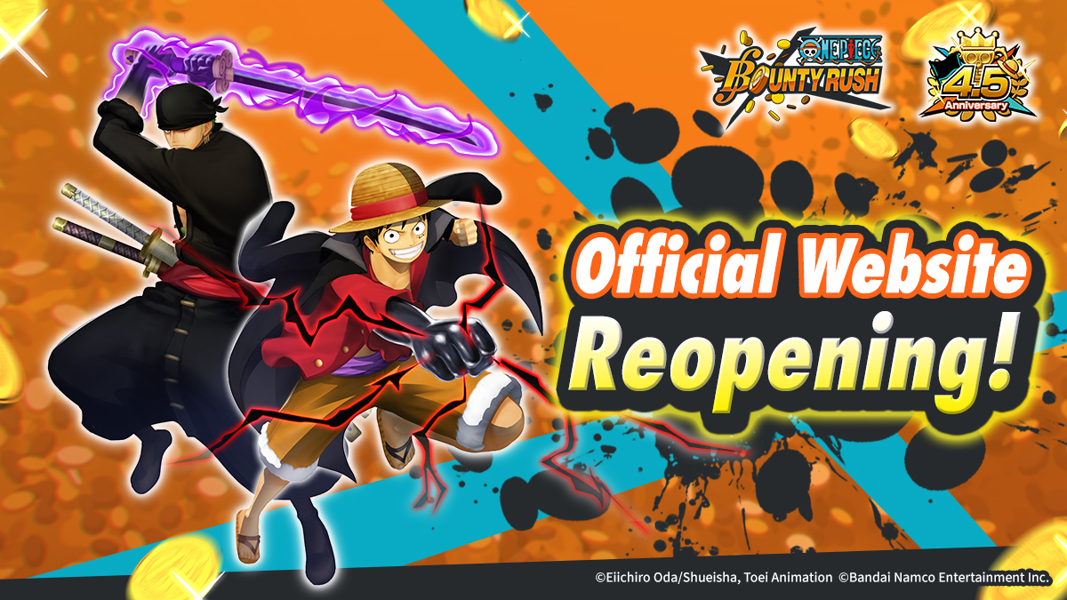 ONE PIECE Bounty Rush on X: \ Official Website Renewal! / We've