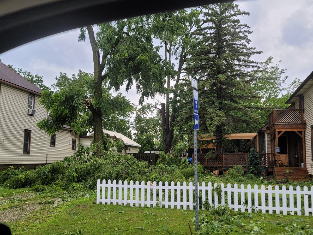 Donnymoore's tweet photo. @NTP_Reports Harrow July 26
Wide spread damage from Colchester to at least 3rd concession. https://t.co/8GT9uioYL2