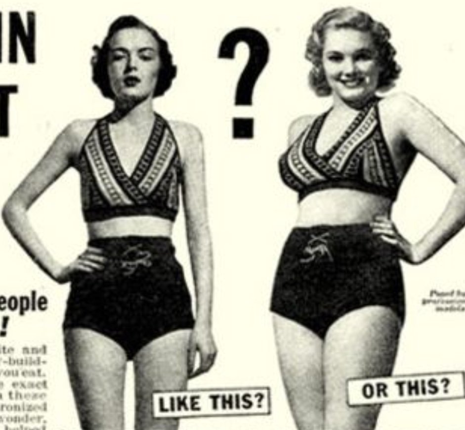 necromantixx's tweet photo. thread of every single 40-50s diet/ weight loss ads I could find! https://t.co/5k0xz5goX3