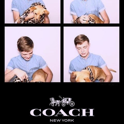 throwbacksofag's tweet photo. ariana grande via instagram post 8 years ago today with "another from T's big day{.} &amp; two of my favorite friends. toulouse X doug @coach @dougmiddlebrook #coachpups &amp; sooooo I wasn't kidding. @coach #coachpups I'm so &amp; *screams* THAT'S MY BABY @coach #coachpups "(28th july 2015) https://t.co/uV7XQqCdH9