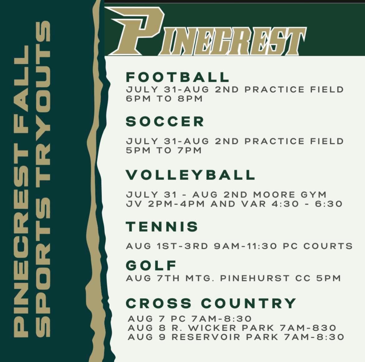 Pinecrest Athletics tweet media