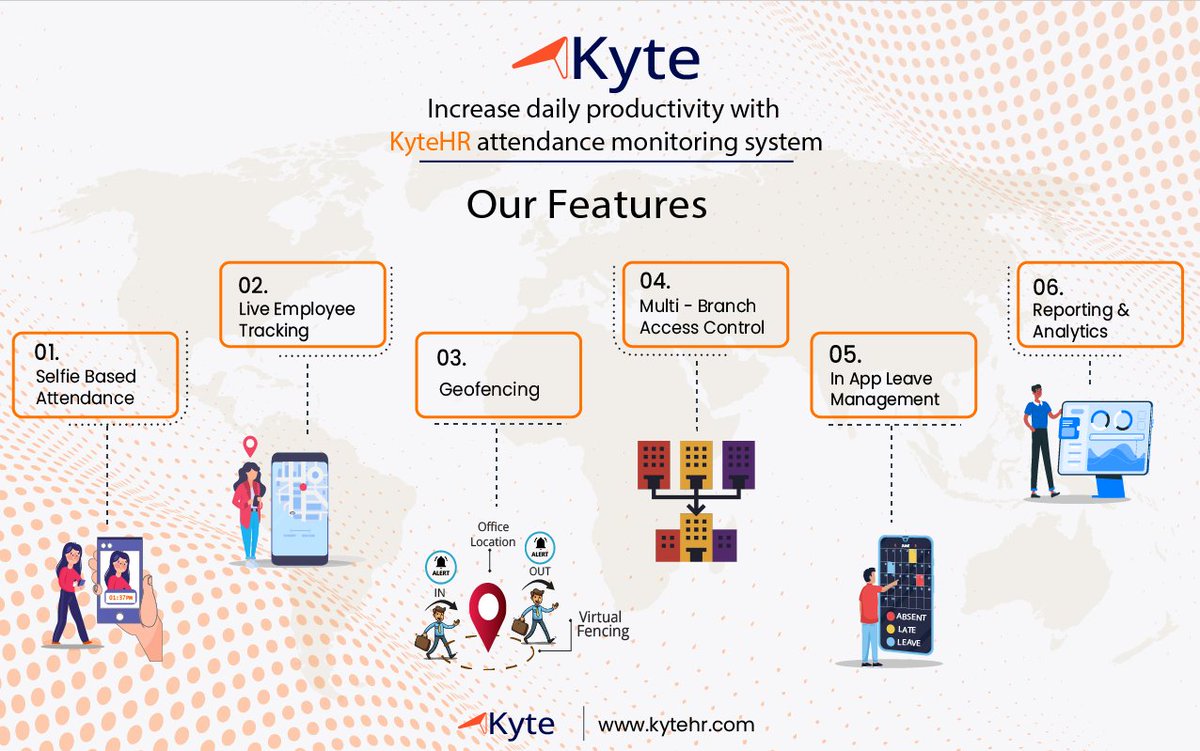 JoshiBits's tweet photo. #KyteHR - a mobile based real-time attendance management system for corporates who find it difficult to monitor the work hours of their employees.

For more details, please visit https://t.co/vFNRkyu9fq

#employeeattendance #workforcemanagement #attendancemanagement https://t.co/adPt11nV61