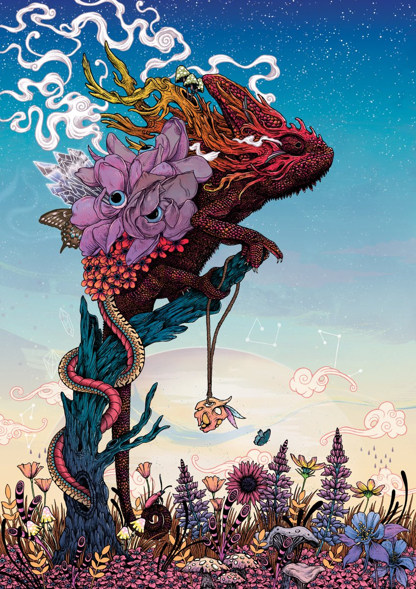 'Phantasmagoria II' is available on <a href="/SuperRare/">SuperRare</a> with a reserve of 4 ETH

Check my pinned for all the up close details and process

superrare.com/0xd238ce828b8b…