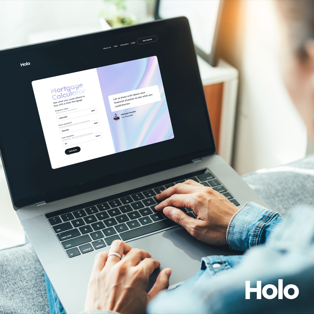 🧮 Empower yourself with knowledge using Holo's instant mortgage calculator. No more guessing games, just clear, quick estimates. A future-proof way to plan your mortgage: bit.ly/3pwXnvg 

#Holo #MortgageCalculator