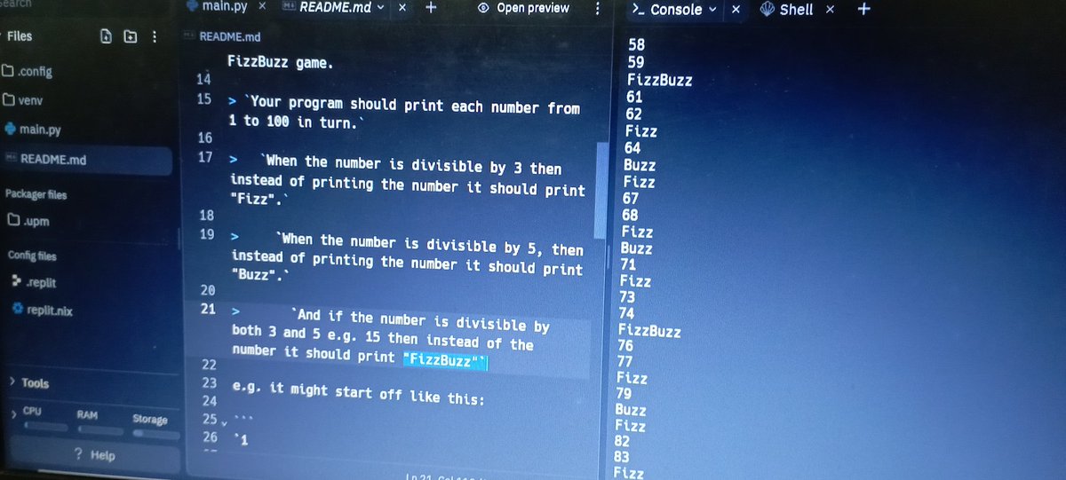 princekaif101's tweet image. #Day4
#project4
Solved 4 #problems today
All the 4 problems successfully executed 
Look at problems and solution of my #day4 of #100DaysOfCode 
#python
#100daysofcodechallenge 
Feel free to follow for more challenges and solution 
Thank you